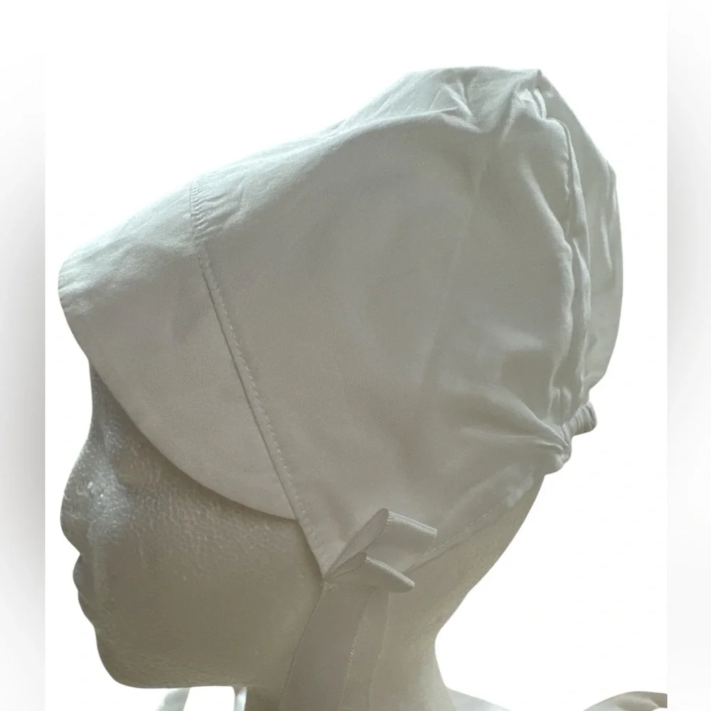 Cotton Baptism Bonnet/Cap Unisex NWOT 6 Month